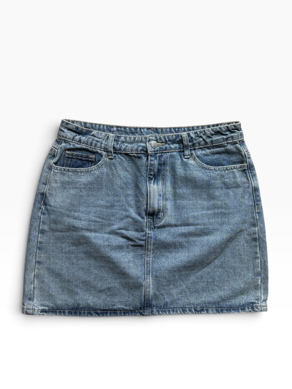 SHEIN Denim Mini Skirt – Size Large